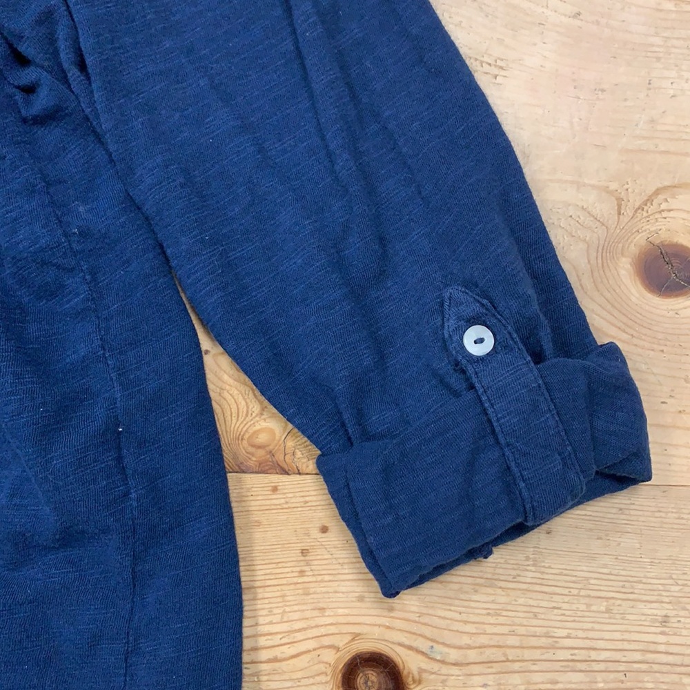 Lucky Brand Ladies Size L Blouse Button Top blue - Picture 5 of 6
